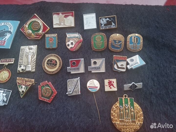 Значки СССР спорт