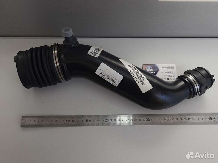 Патрубок на турбину впускной Fiat Ducato Rus гофра