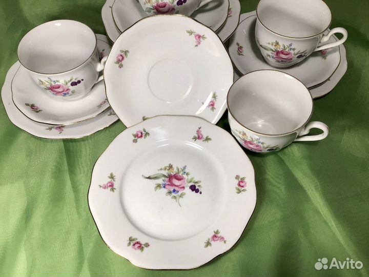 Чайные трио/Bohemia/Чехия/70е годы