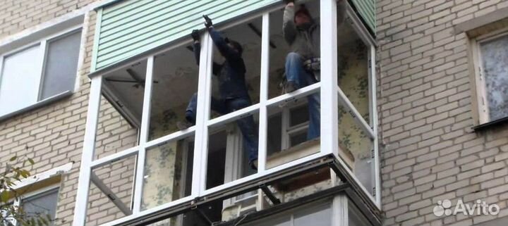 Остекление балконов и лоджий под ключ Q1647