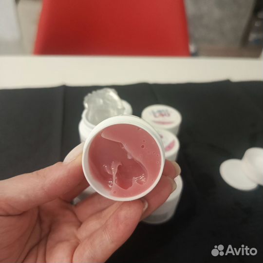 Полигель пластелин для наращивания, ремонта ногтей