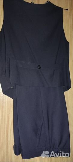 Костюм с жилеткой для школы