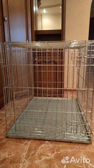 Клетка вольер для собак (хром-никель)