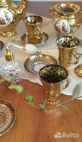 Винтажный кофейный сервиз