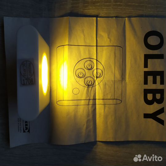 Подсветка гардероба IKEA oleby