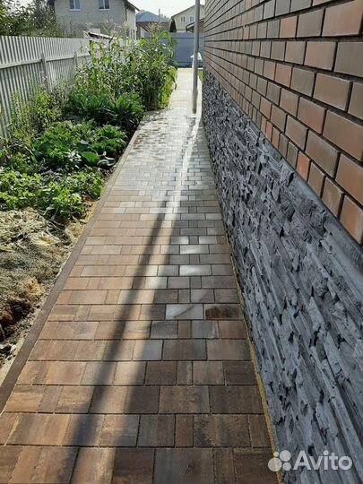 Брусчатка, тротуарная плитка завода Браер