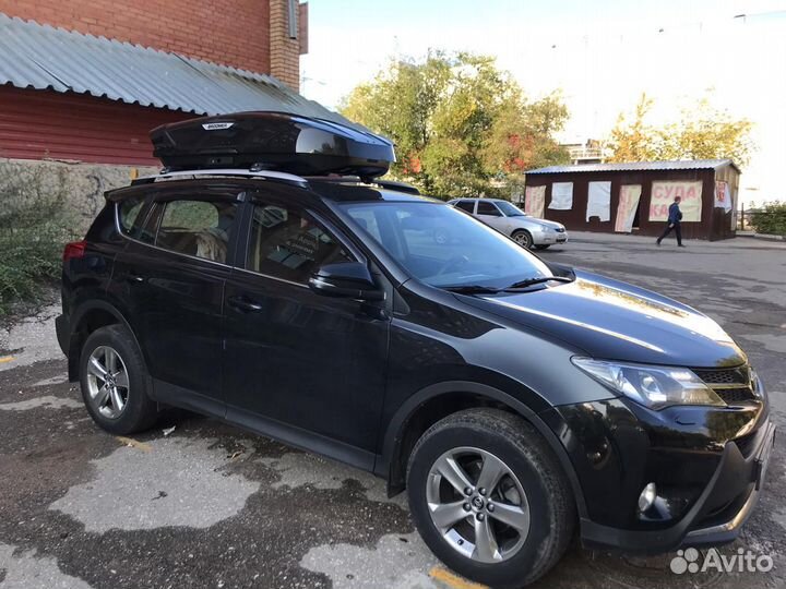 Автобокс Broomer на Toyota RAV4 (чёрный глянец)