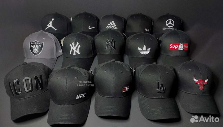 Кепка NY, LA, Adidas, Nike и др