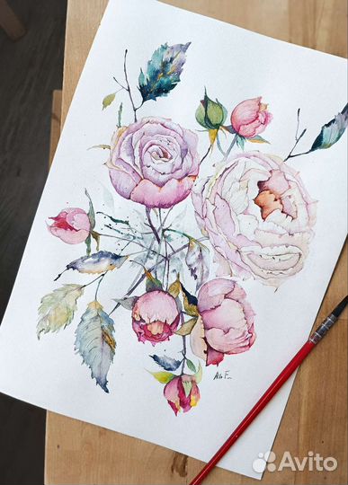 Картина акварельная 