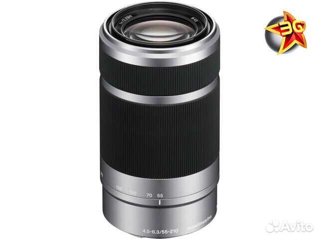 Объектив Sony 55-210mm f/4.5-6.3 E SEL-55210 Silve