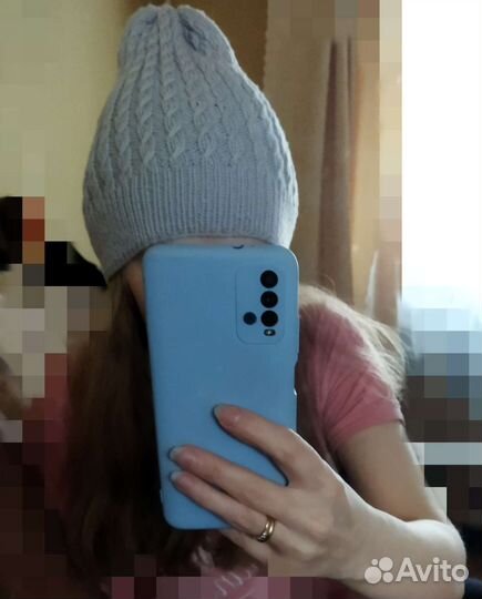 Шапка бини ручная работа