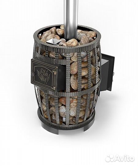 Печь для бани чугунная русский пар ковка 24 (270)