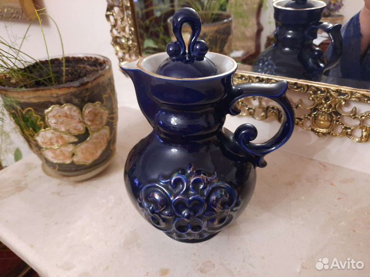 Кувшин (фарфор, кобальт, СССР)