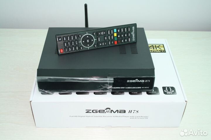 Спутниковый ресивер Ultra HD Zgemma H7s E2 4K