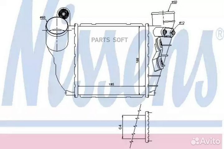 Интеркулер seat leon (1999) 1.8 VT20