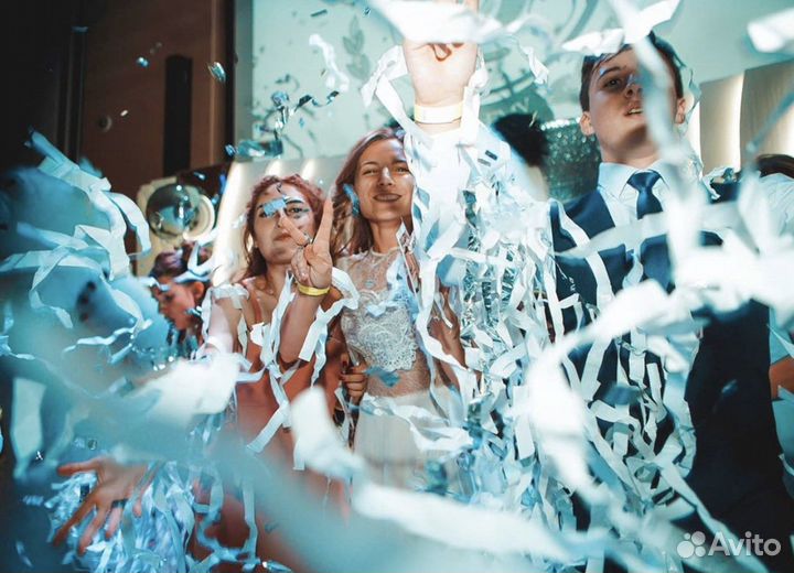 Бумажное шоу/Серебряное / бумажная дискотека