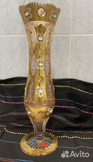 Хрустальная ваза Чехия