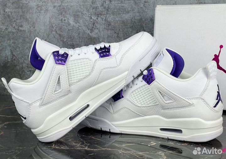 Кроссовки Nike Air Jordan 4 Retro Purple Metallic