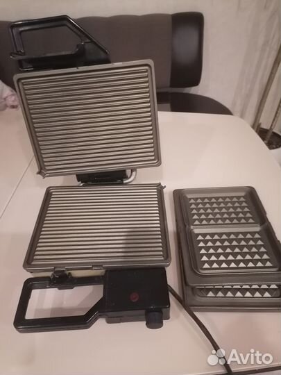Электрогриль с вафельницей СССР бу