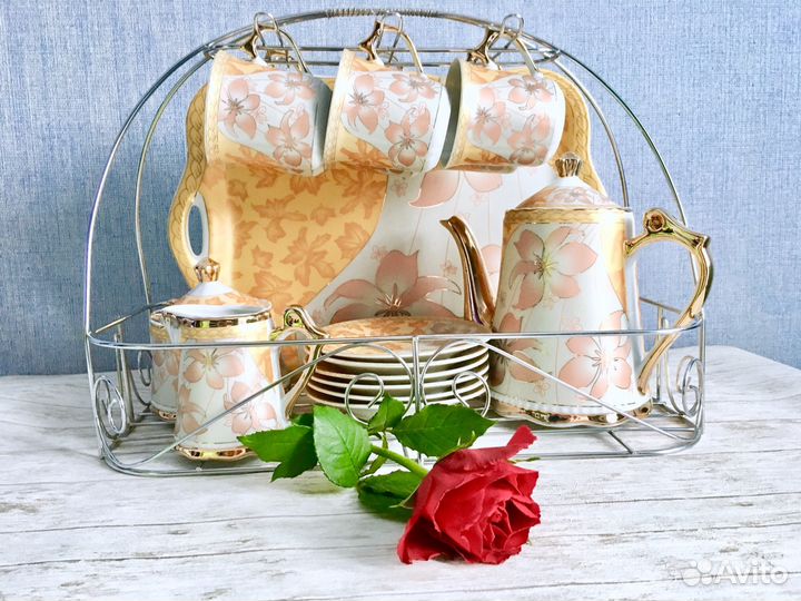 Чайный кофейный сервиз Elina 16 предметов