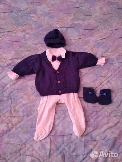 Для новорожденого костюм для мальчика на выпеску