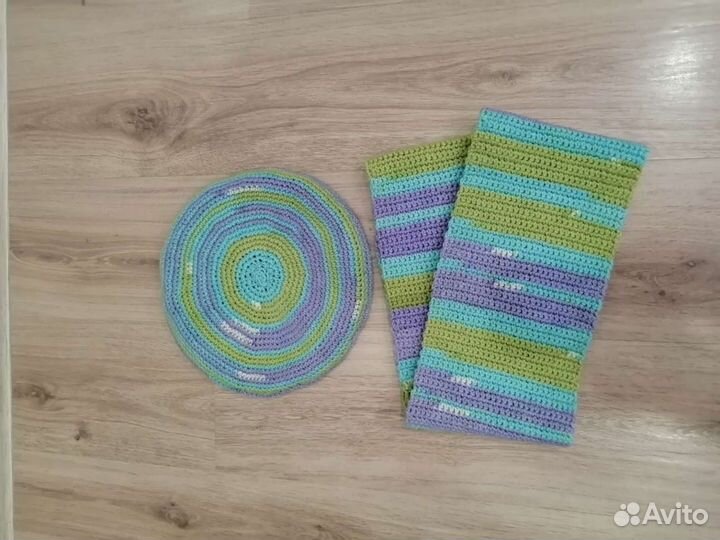 Новый Берет р.56+снуд