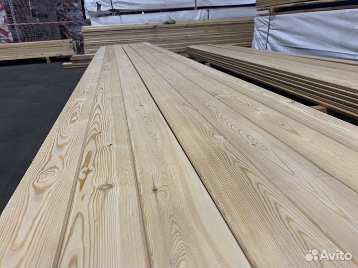 Лиственница планкен скошенный 20.90.4000 сорт A/B