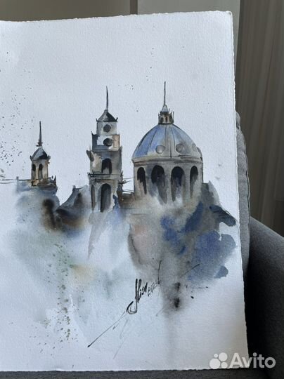 Картина акварель
