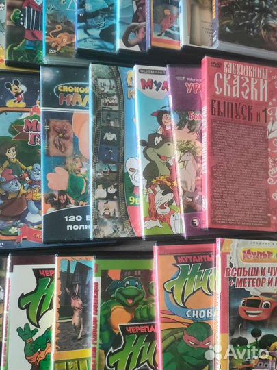 Dvd диски мультфильмы 40 шт
