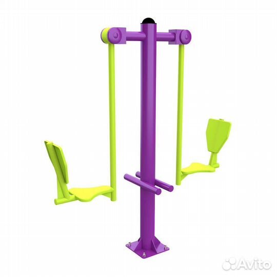 Уличный тренажер Жим ногами (двусторонний)