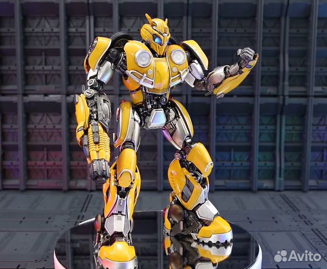 Трансформер бамблби игрушка 20см металл
