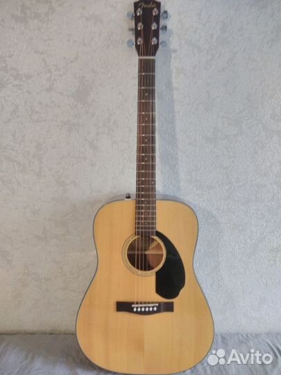 Акустическая гитара Fender CD-60S NAT массив ели