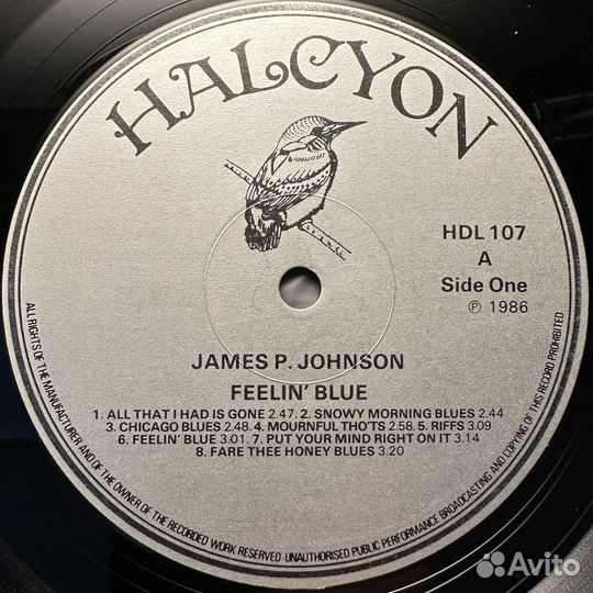 James P. Johnson – Feelin' Blue (Англия 1986г.)