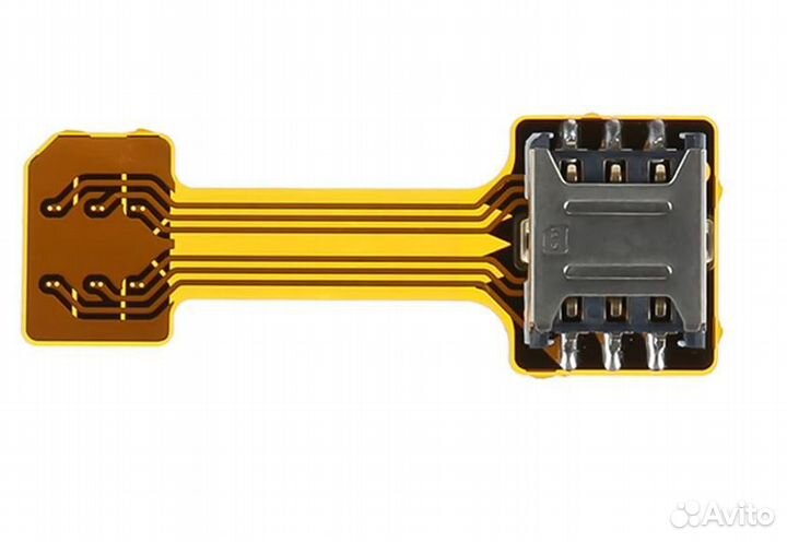 Адаптер-расширитель для гибридного слота сим-карты