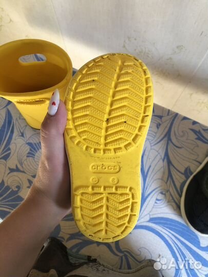 Резиновые сапоги crocs c8