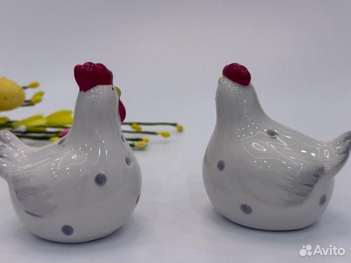Фигурки курочки пасхальные солонки