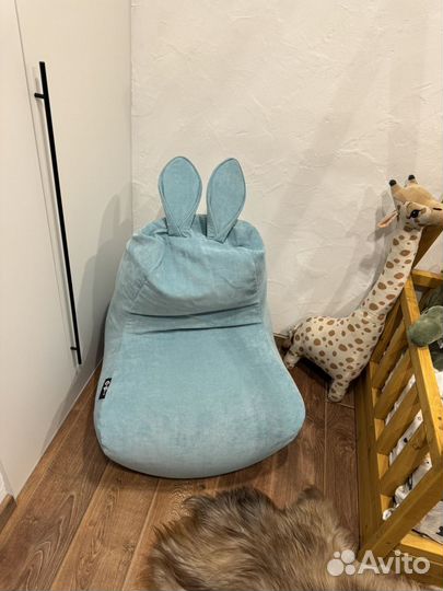 Кресло мешок (бегемот/заяц) детский