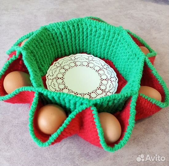 Подставка под кулич и пасхальные яйца