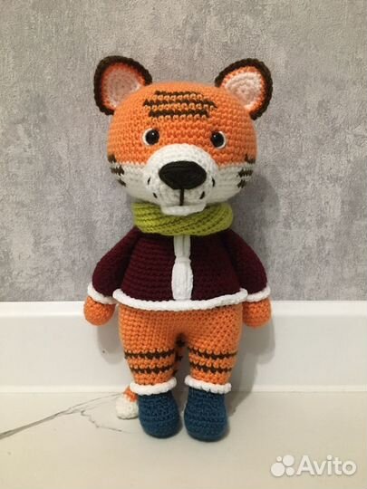 Тигренок вязаный