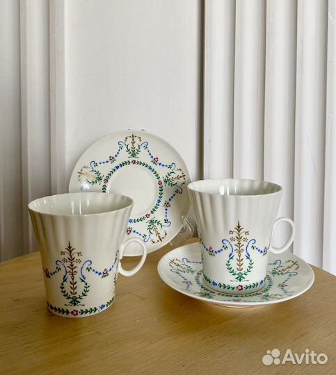 Кофейные пары костяной фарфор СССР