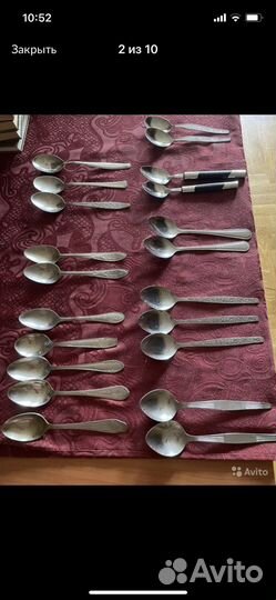 Ложки,вилки,ножи,половники СССР и кухонная утварь