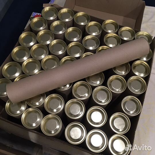 Картонные тубусы заводские