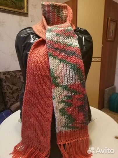 Теплый шарф, 2.4м-длина