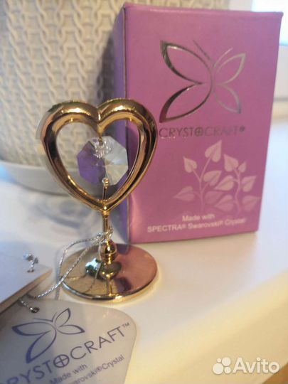 Сердце - кристалл сваровски,Древо фоторамка