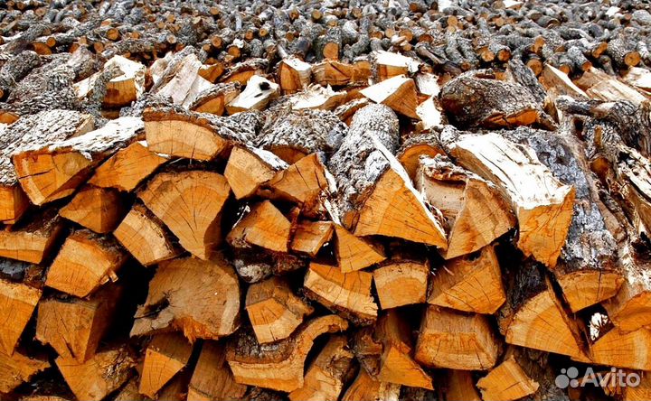Дрова в сетках