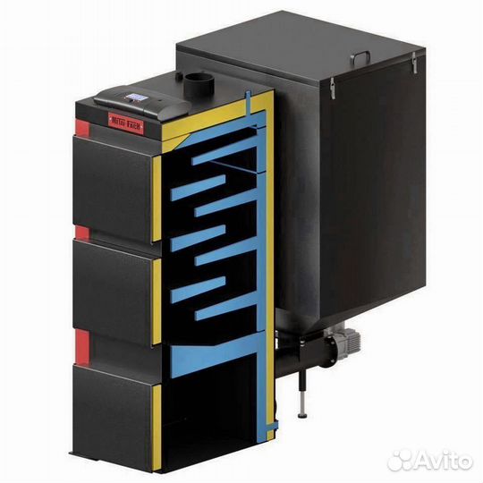 Угольный котел с бункером sztoker 15кВт