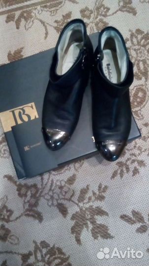 Полу ботинки женские натуральная кожа