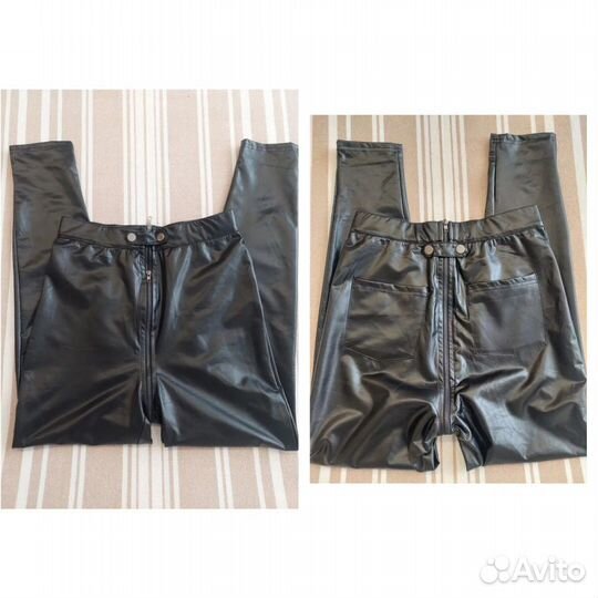 Клубная одежда из иск.кожи пикантные леггинсы. М