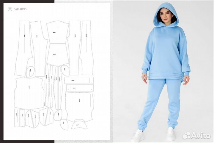 Разработка лекал по фото. Конструктор одежды