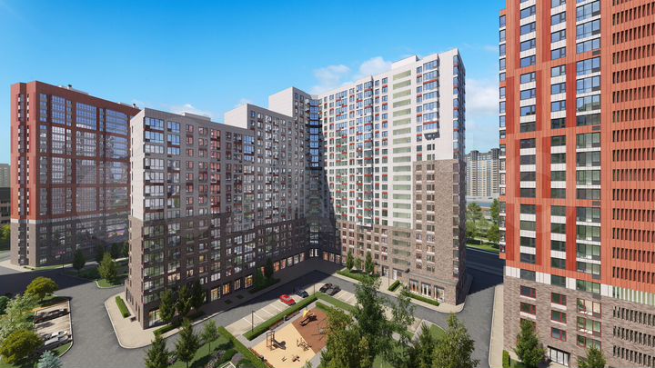 1-к. квартира, 33,6 м², 12/22 эт.